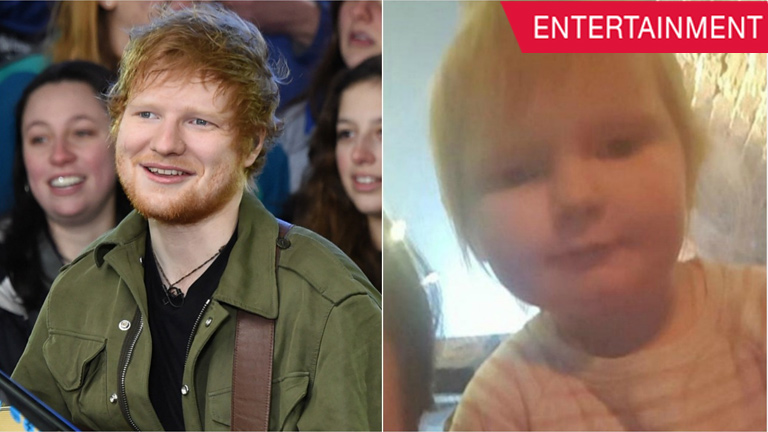 baby that looks like Ed Sheeran