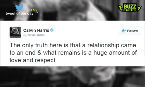 Calvin Harris Breaks Silence on Twitter 