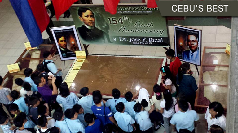 Jose Rizal memorabilia outside Luzon