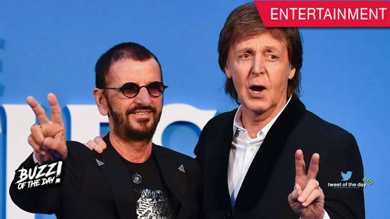 Paul McCartney and Ringo Starr We're On the Road Again