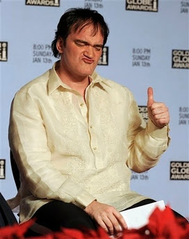 Quentin Tarantino wore the Barong during the Golden Globe nominations