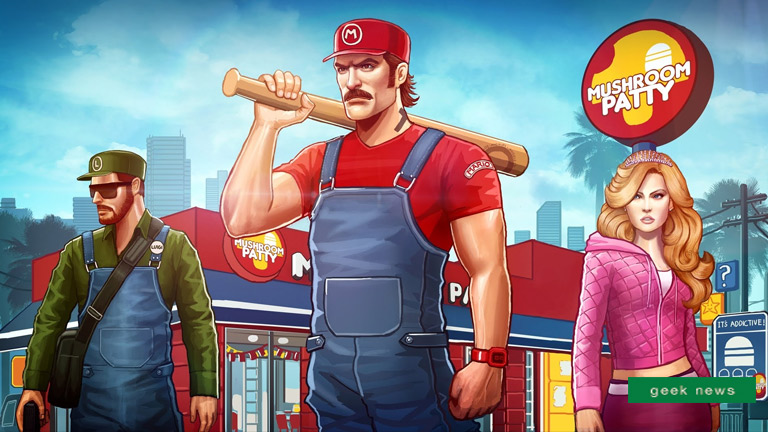 hilarious mod that puts Super Mario in the GTA