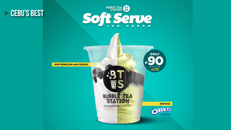 The Bubble Tea Station (BTS) Now Offers Soft Serve Ice Cream!