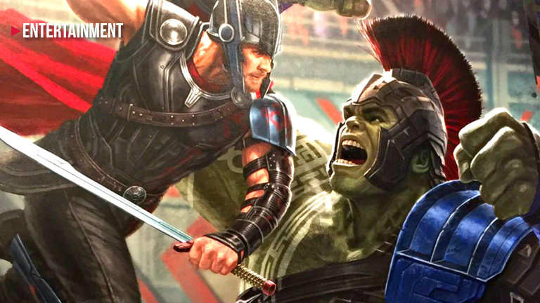Incredible Hulk  and Thor battle
