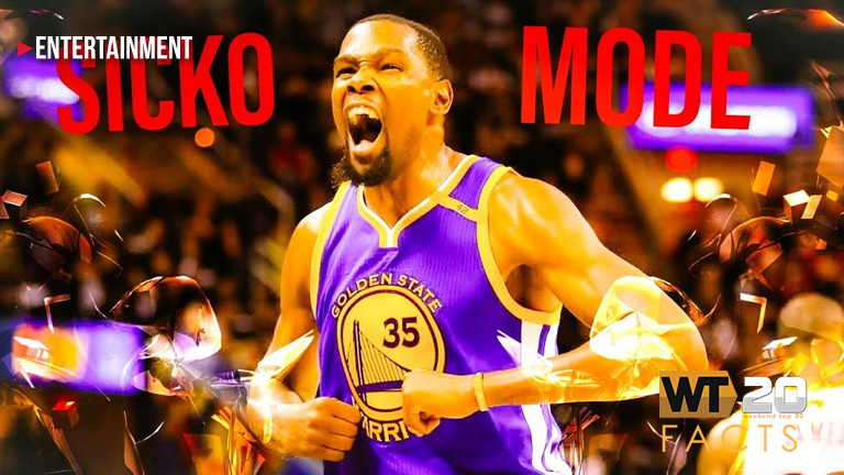 Kevin Durant shaped this weekend’s no. 1 hit “Sicko Mode”