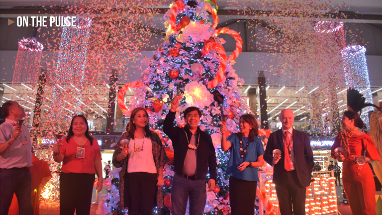 Mactan-Cebu International Airport welcomes the Yuletide season with a Christmas Tree Lighting Ceremony